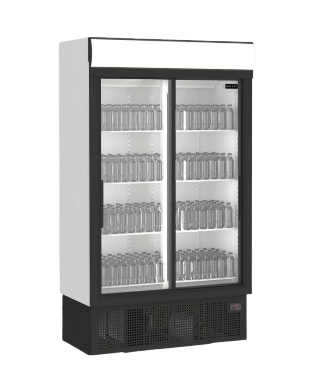GALAXY DOUBLE SLIDING DOOR BEVERAGE COOLER